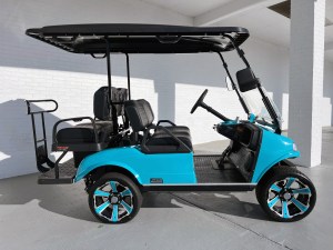 Teal Evolution Pro Lithium Golf Cart 03